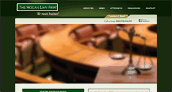 Desktop Screenshot of hoganlawfirm.com